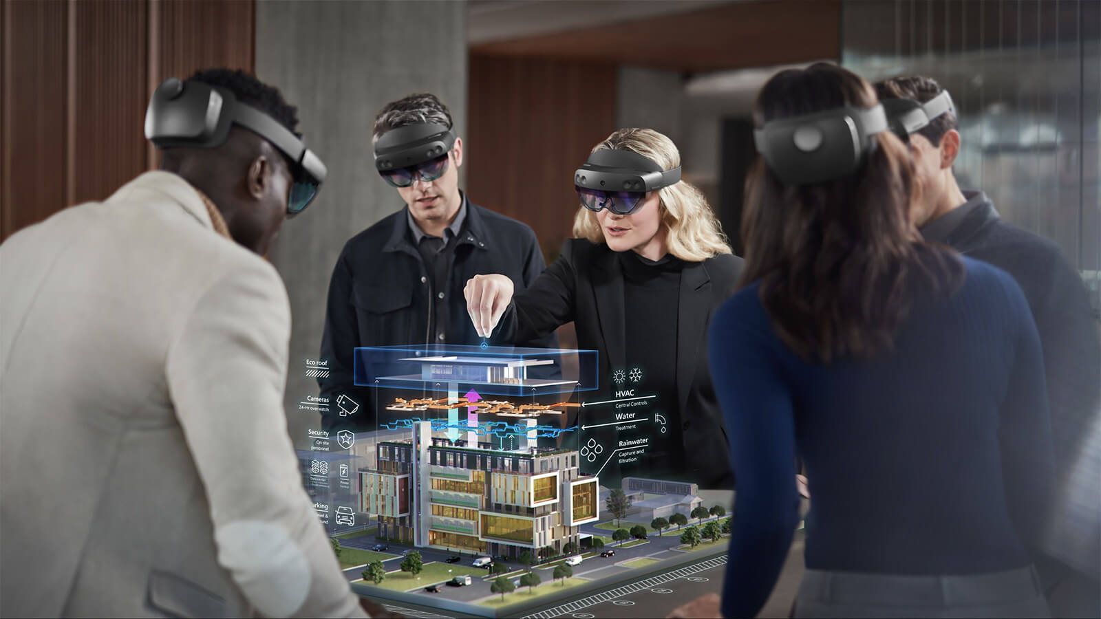 AR building real estate